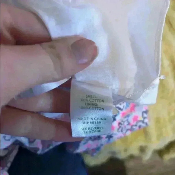 Lilly Pulitzer Womens Novella Tiered Dress Multi Fun Sun Repeat Ditsy Pockets L - Picture 9 of 10